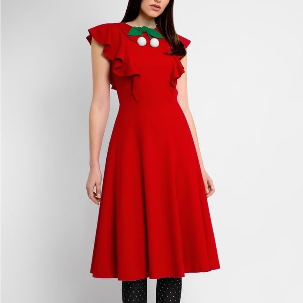 1940’s/1950’s Style Cherry Dress